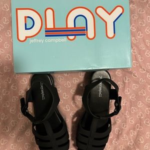 Brand New Jeffrey Campbell Candied Black sz 7 women US